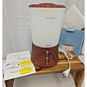 BlueHills XL 2000ml Aromatherapy Humidifier RedWood Grain Discontinued Color NIB